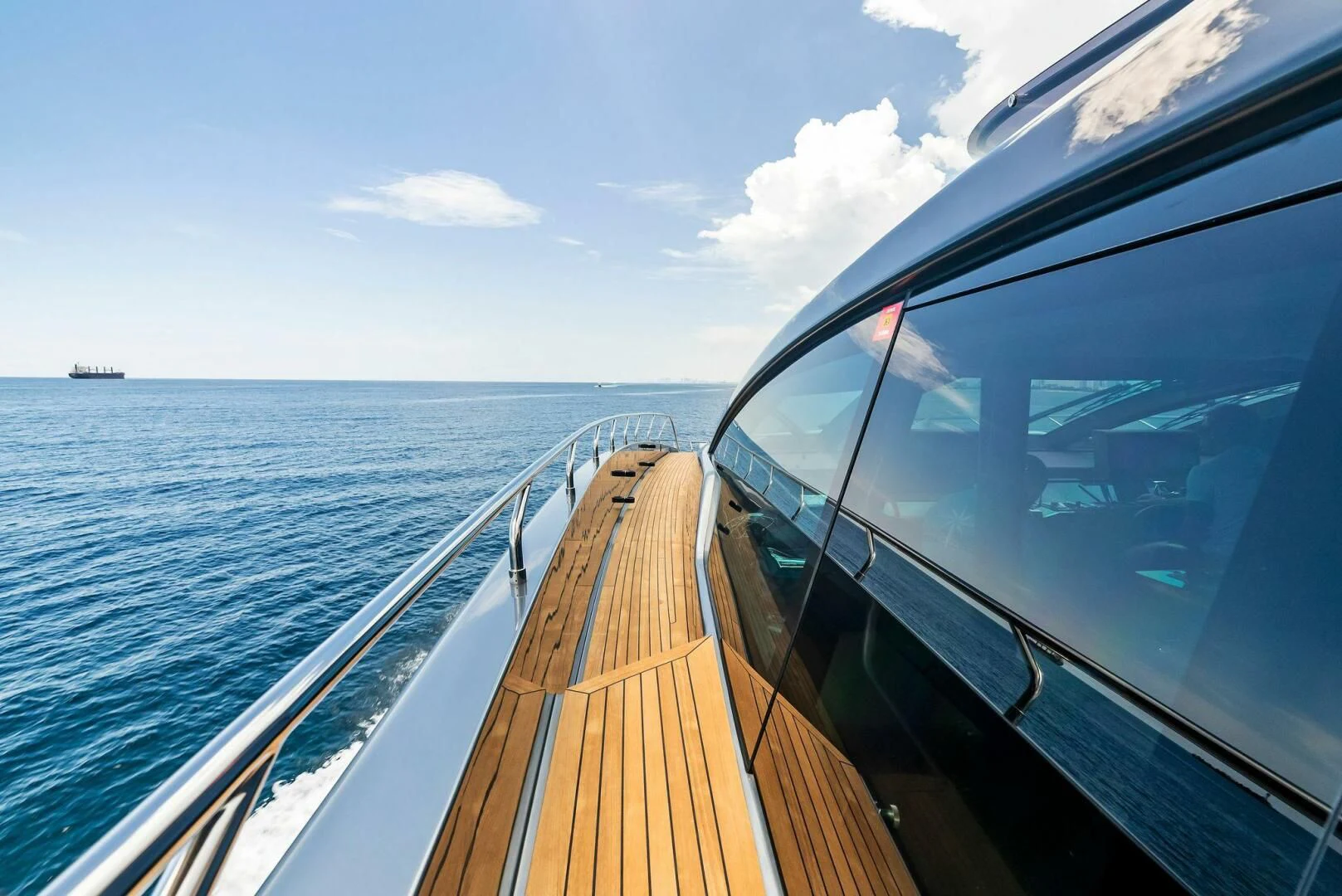 a boat on the water aboard NO SURRENDER Yacht for Sale