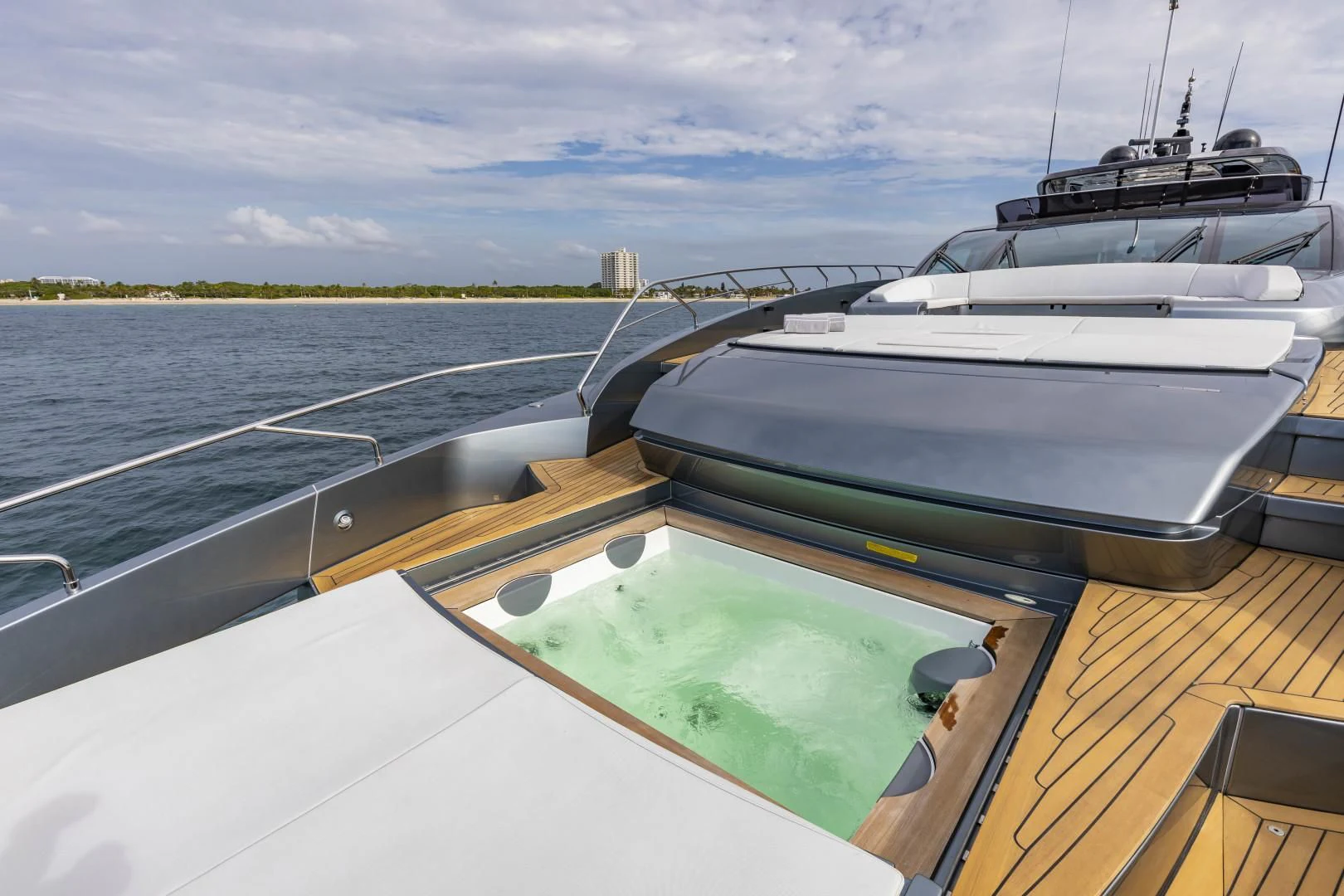 a boat on the water aboard NO SURRENDER Yacht for Sale