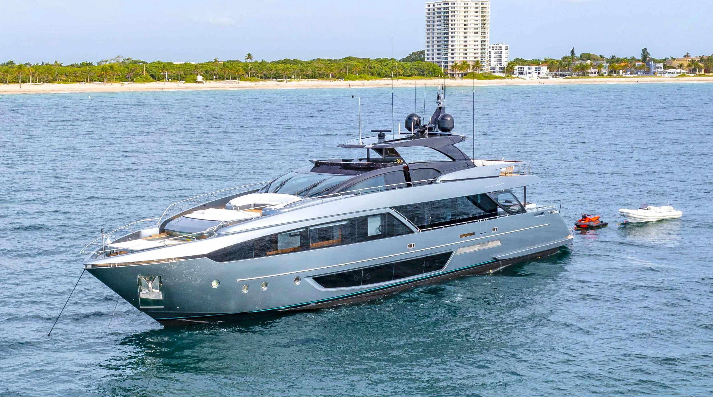 a boat on the water aboard NO SURRENDER Yacht for Sale