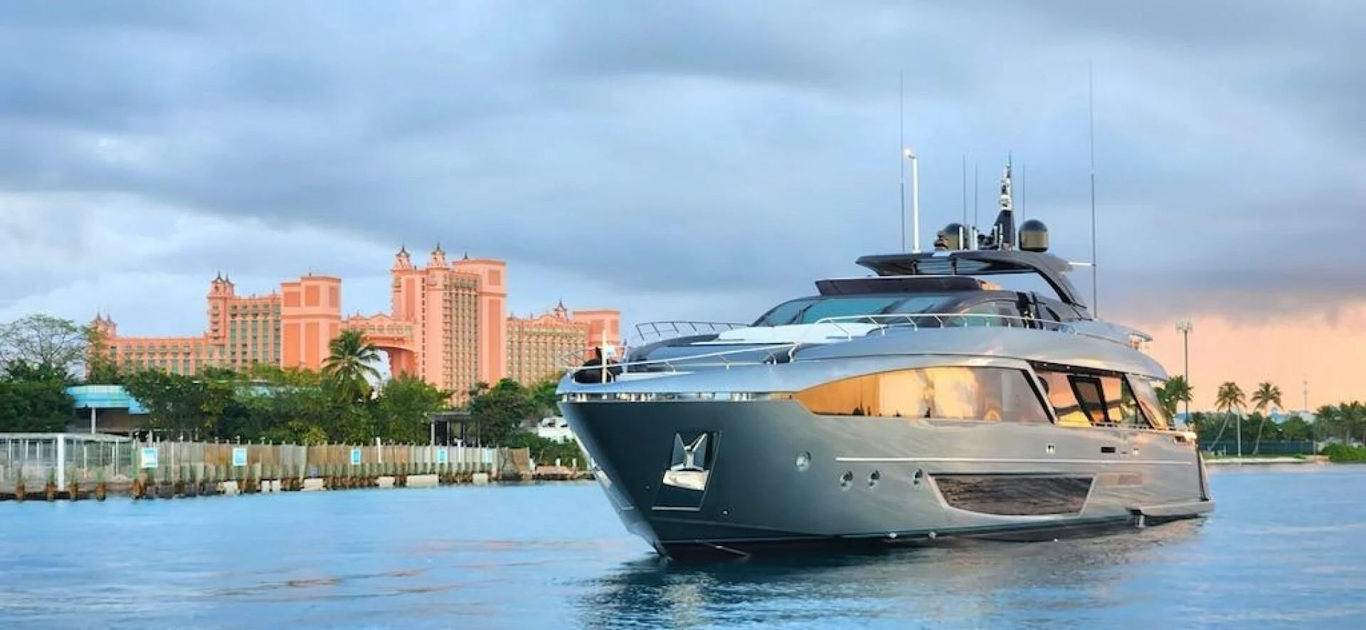 a boat on the water aboard NO SURRENDER Yacht for Sale
