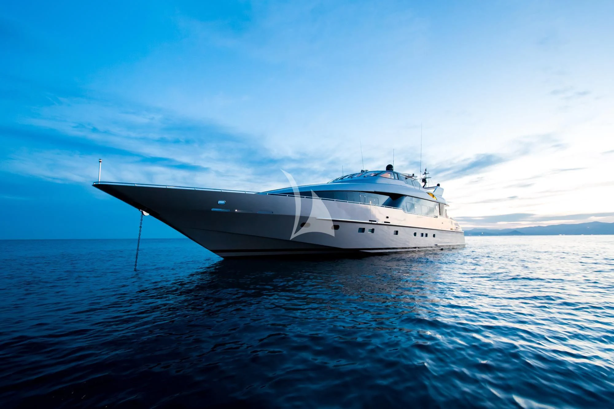 a boat on the water aboard PANDION Yacht for Charter