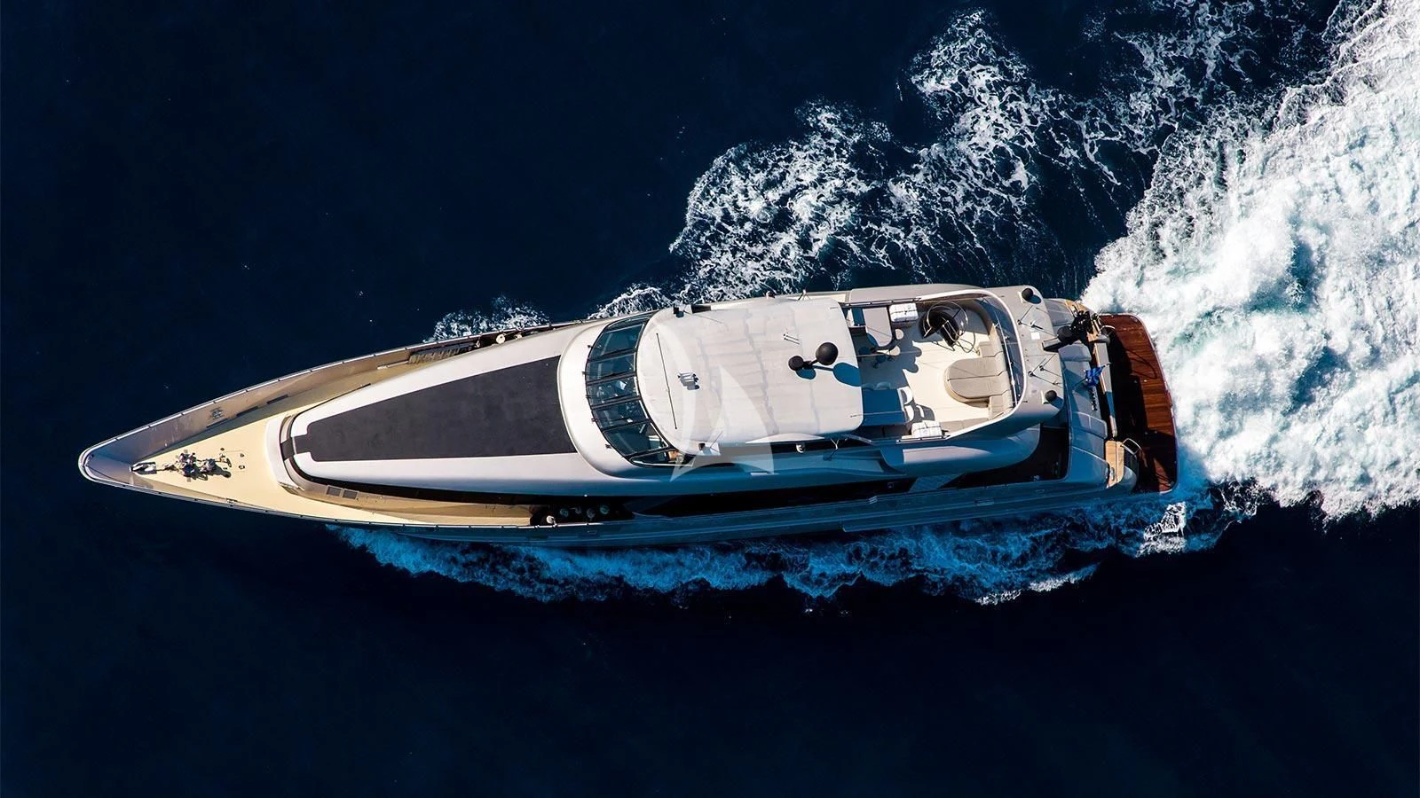 a space ship in space aboard PANDION Yacht for Charter