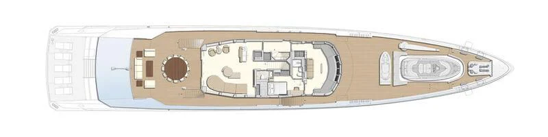 diagram aboard ORION Yacht for Sale