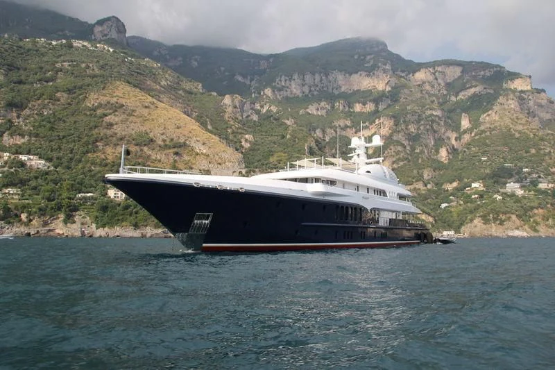 a boat on the water aboard SYCARA V Yacht for Sale