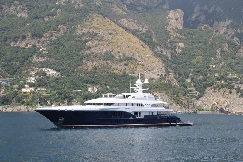 a boat on the water aboard SYCARA V Yacht for Sale