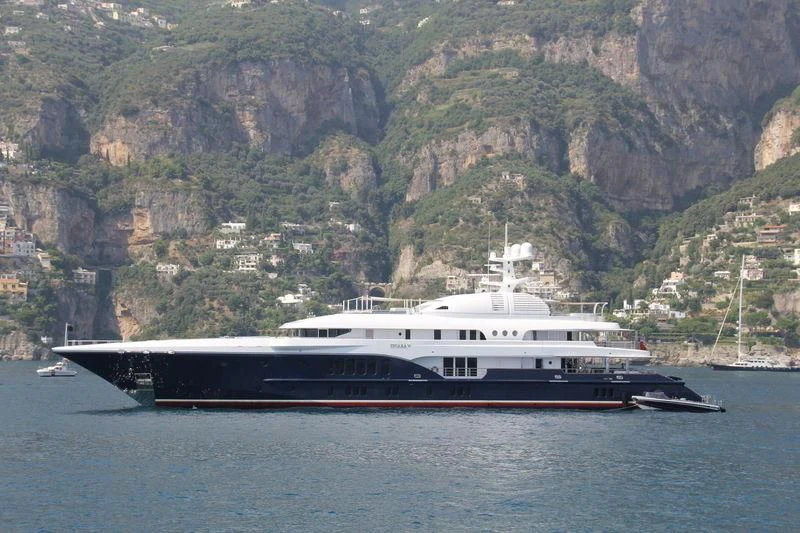 a boat on the water aboard SYCARA V Yacht for Sale