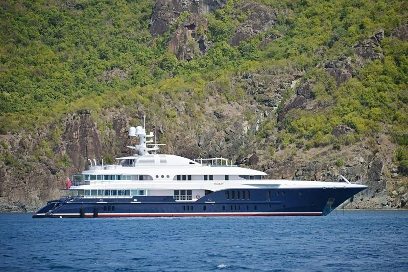 a boat on the water aboard SYCARA V Yacht for Sale