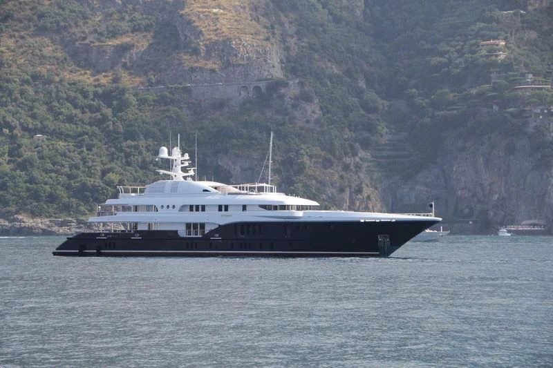 a boat on the water aboard SYCARA V Yacht for Sale