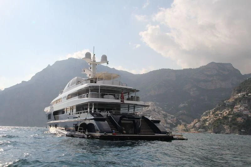 a boat on the water aboard SYCARA V Yacht for Sale