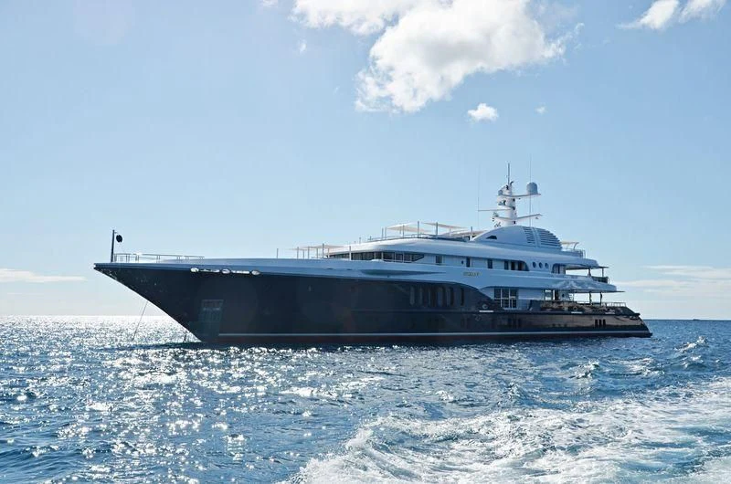 a boat on the water aboard SYCARA V Yacht for Sale