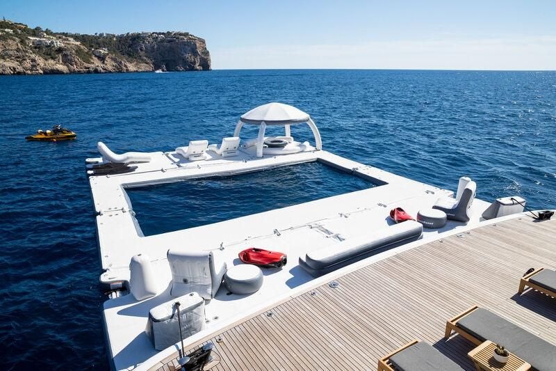 a boat on the water aboard BOADICEA Yacht for Sale