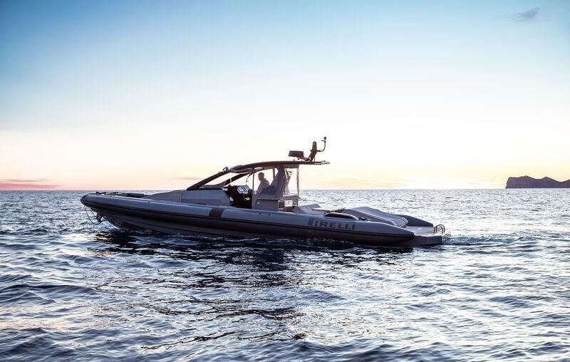 a boat in the water aboard BOADICEA Yacht for Sale