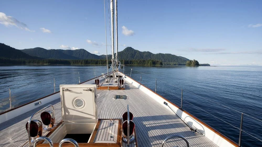 a boat on the water aboard FOFTEIN Yacht for Sale