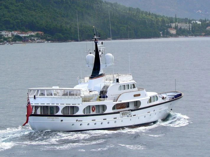 a boat on the water aboard A AND A Yacht for Sale