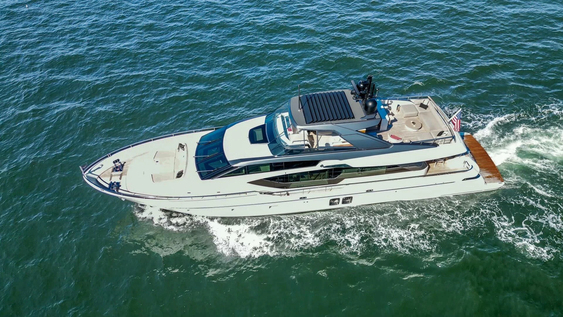 a boat in the water aboard JUJU Yacht for Sale