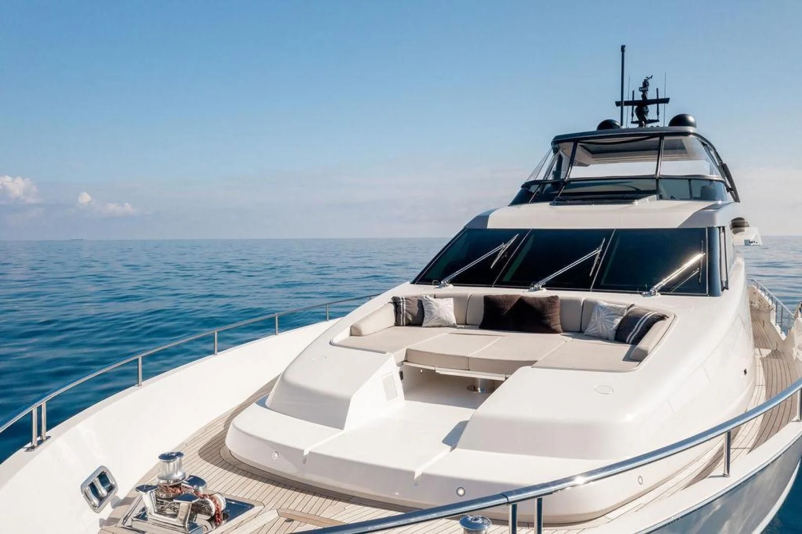 a boat on the water aboard JUJU Yacht for Sale