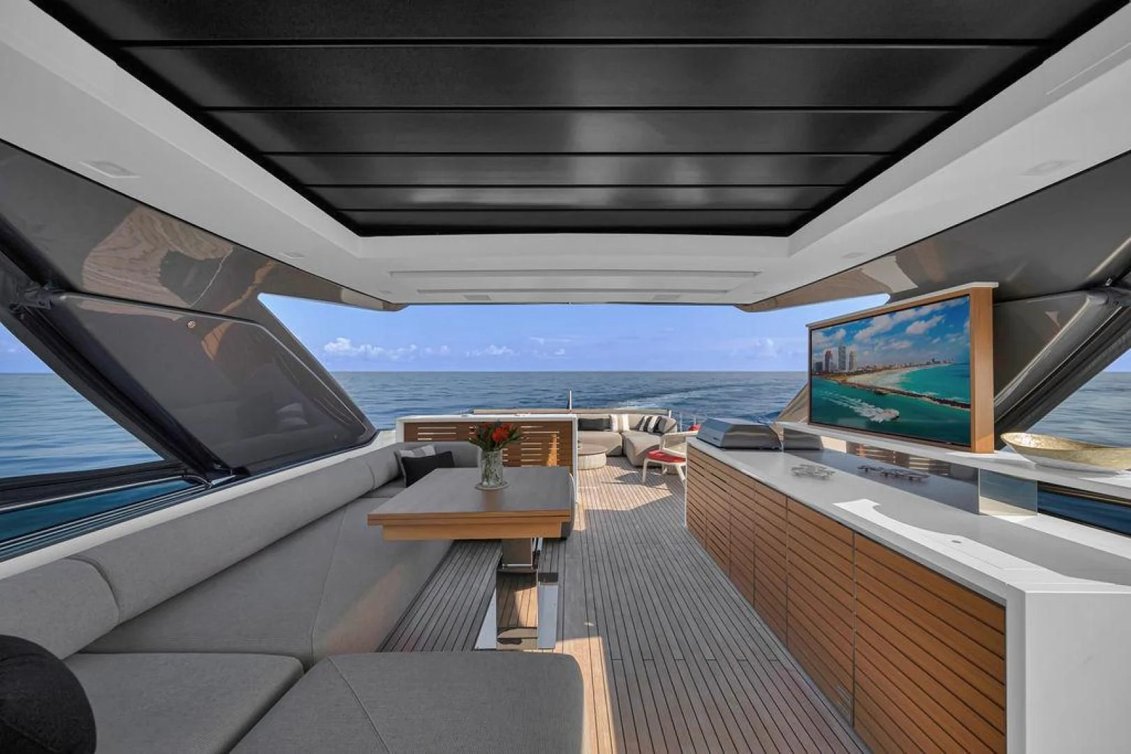 a boat on the water aboard JUJU Yacht for Sale