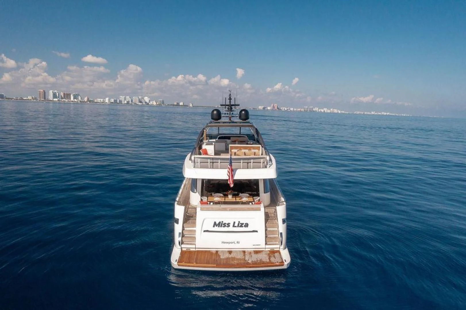 a boat in the water aboard JUJU Yacht for Sale