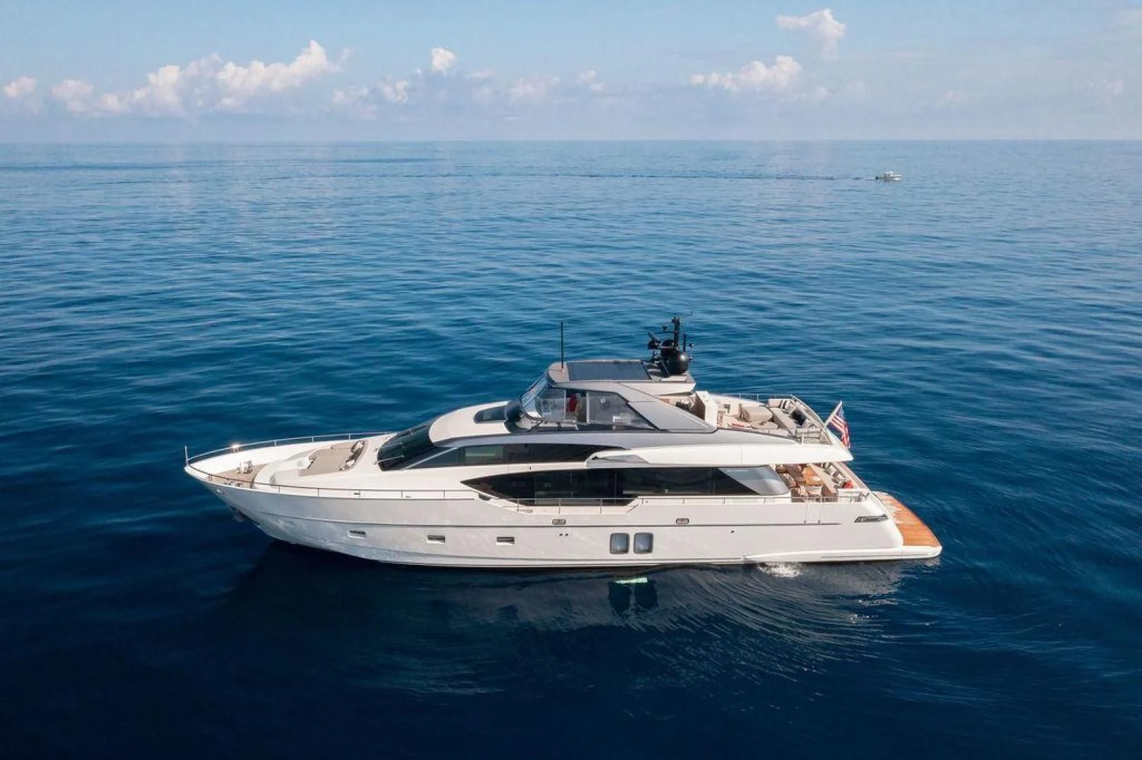 a boat in the water aboard JUJU Yacht for Sale