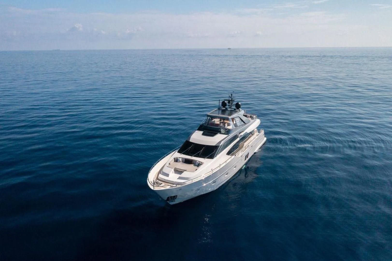 a boat in the water aboard JUJU Yacht for Sale