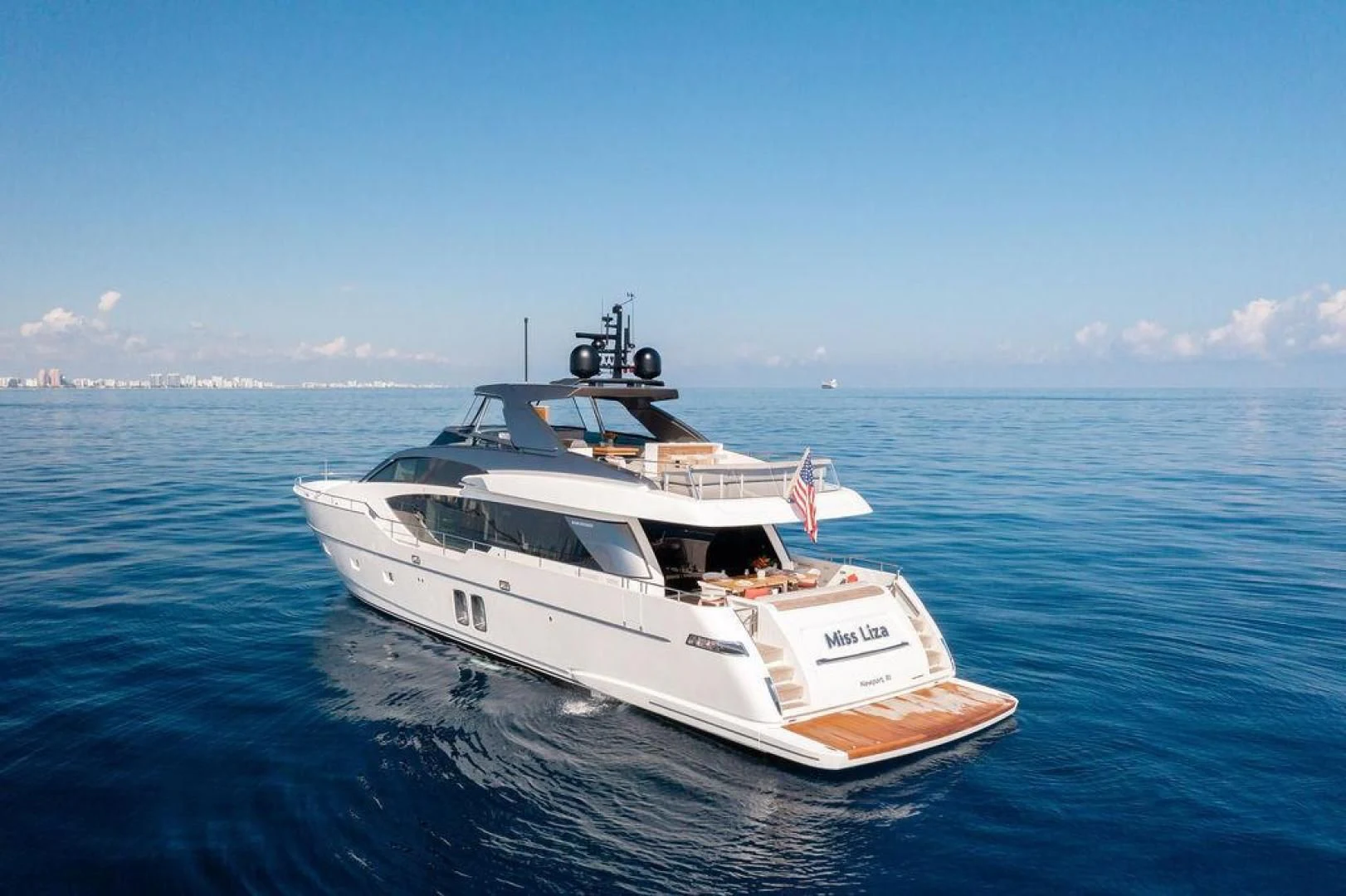 a boat in the water aboard JUJU Yacht for Sale