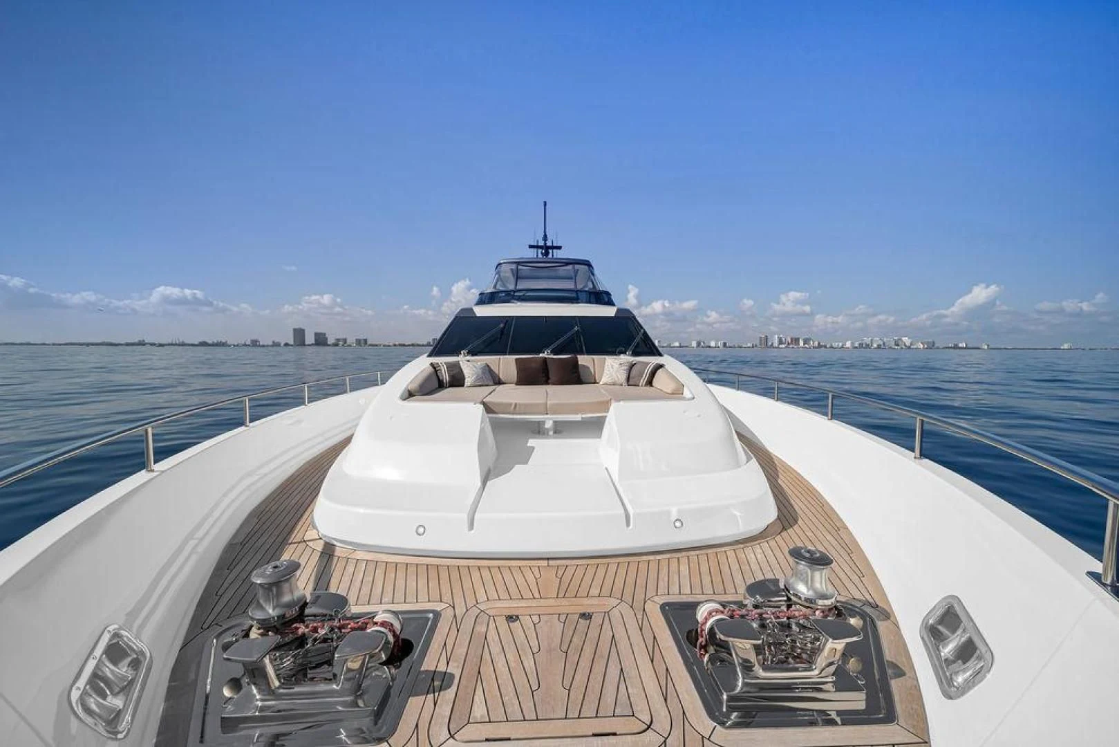a boat on the water aboard JUJU Yacht for Sale