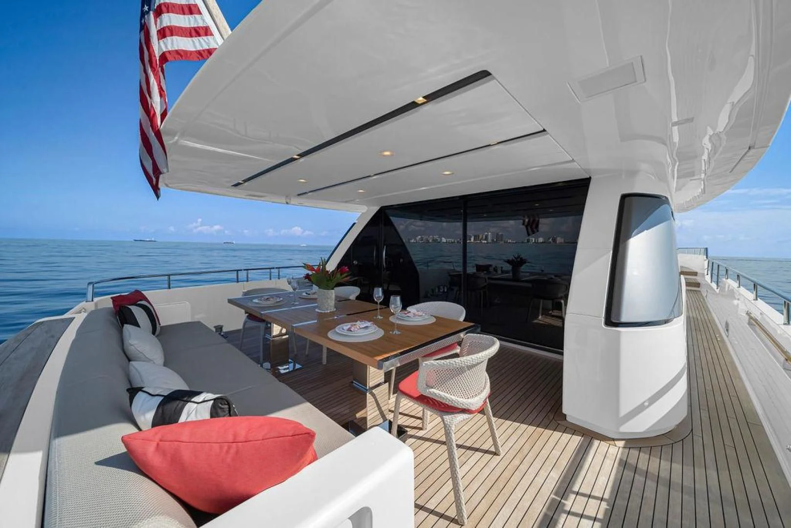 a boat on the water aboard JUJU Yacht for Sale