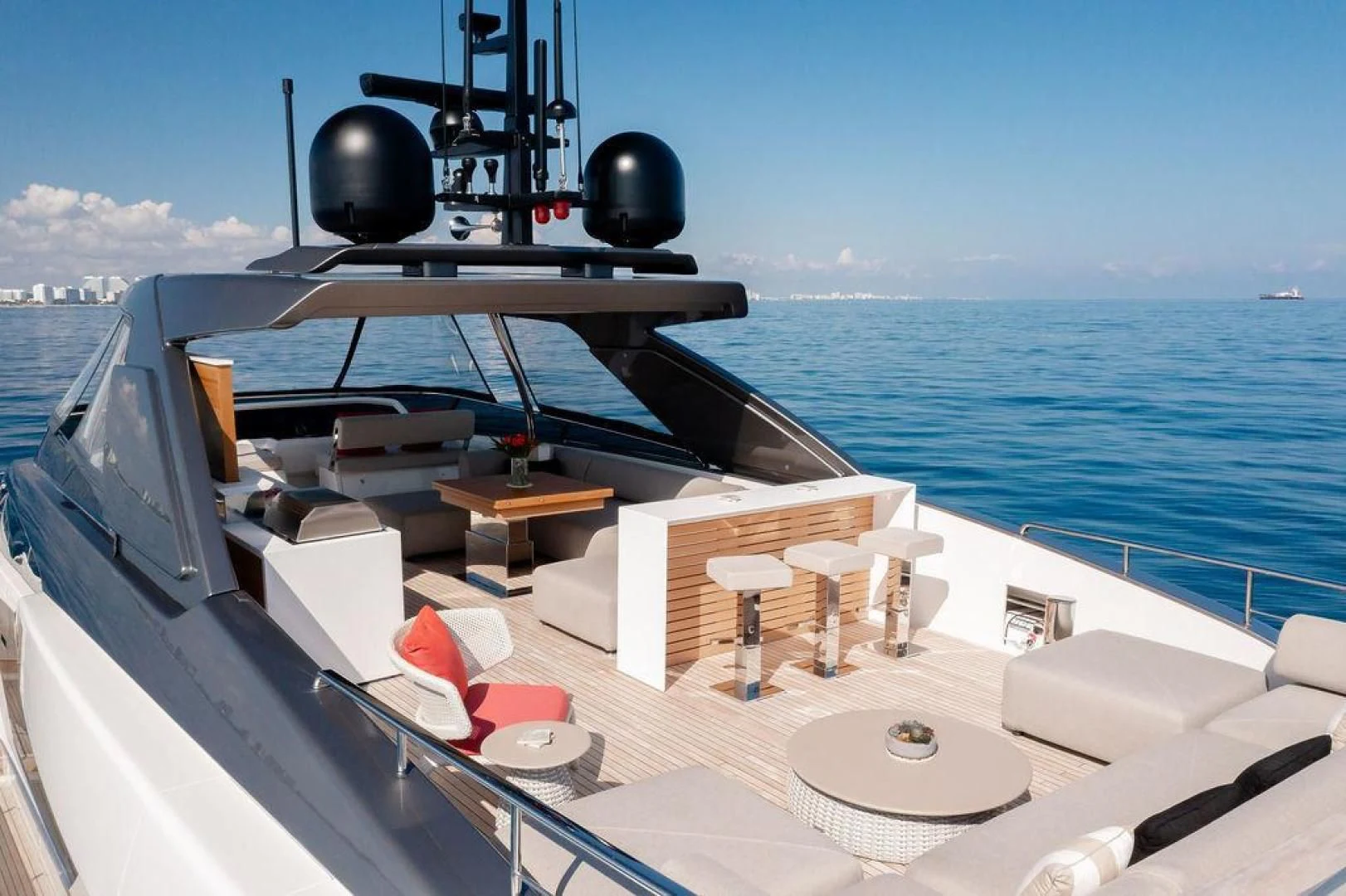 a boat on the water aboard JUJU Yacht for Sale