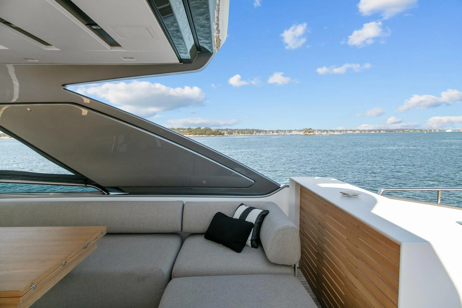 a boat on the water aboard JUJU Yacht for Sale