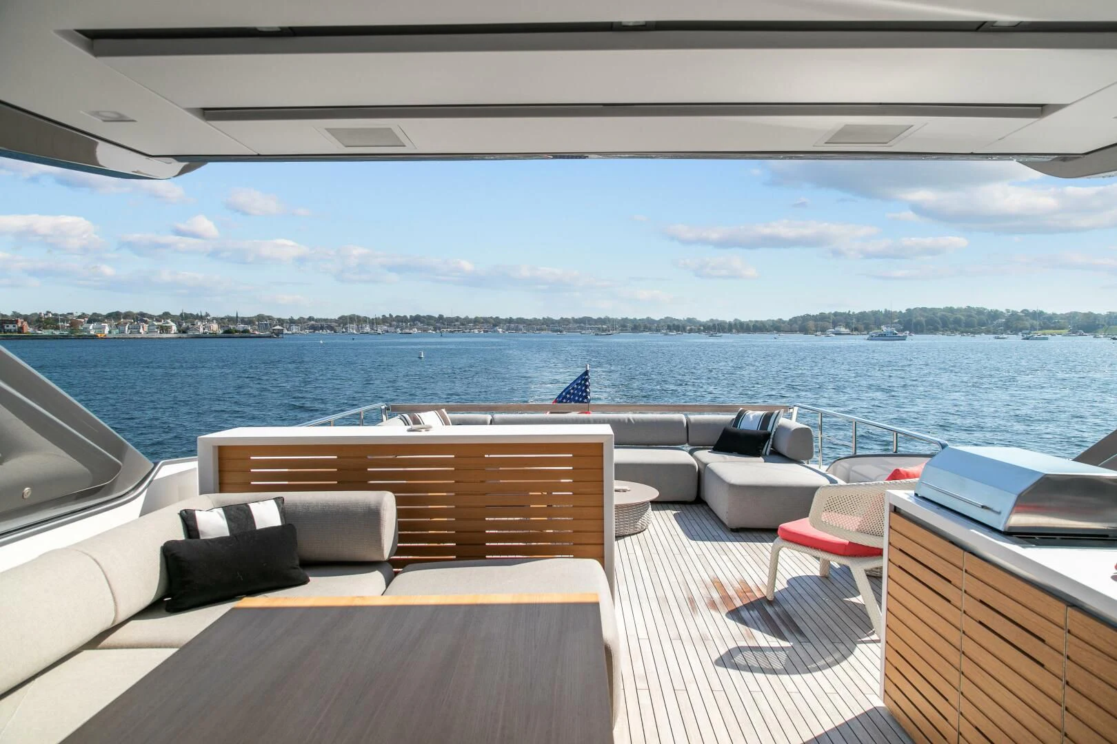 a boat on the water aboard JUJU Yacht for Sale