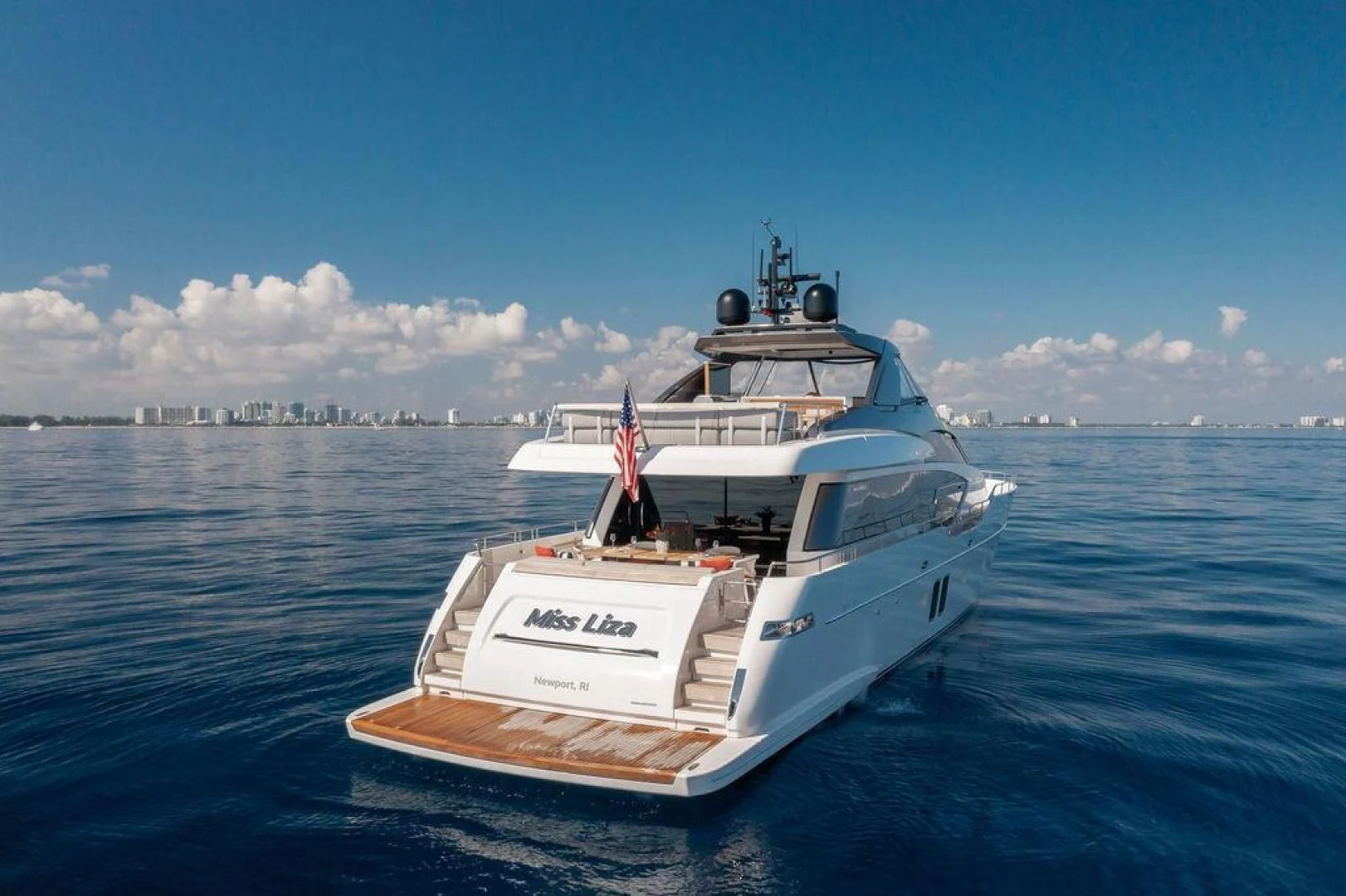a boat in the water aboard JUJU Yacht for Sale