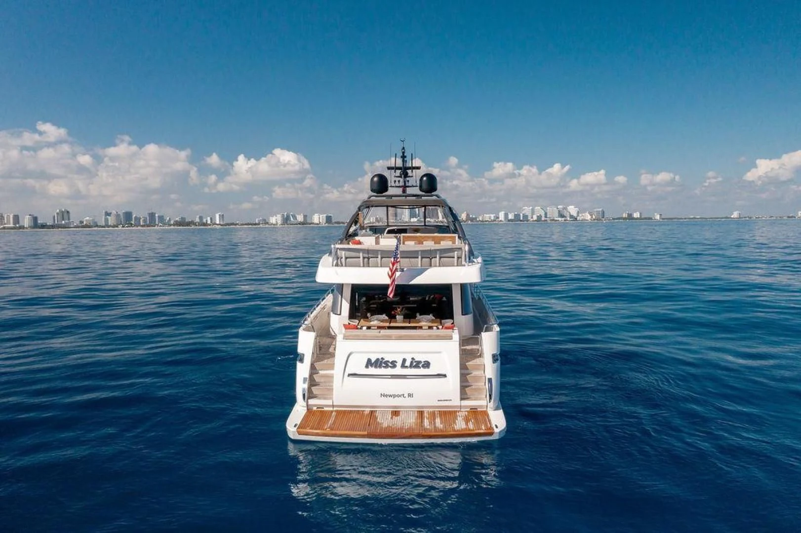 a boat in the water aboard JUJU Yacht for Sale