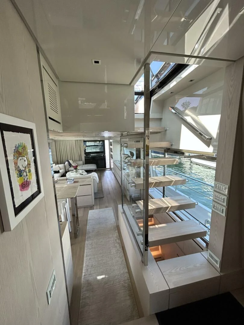 a room with a pool aboard JUJU Yacht for Sale