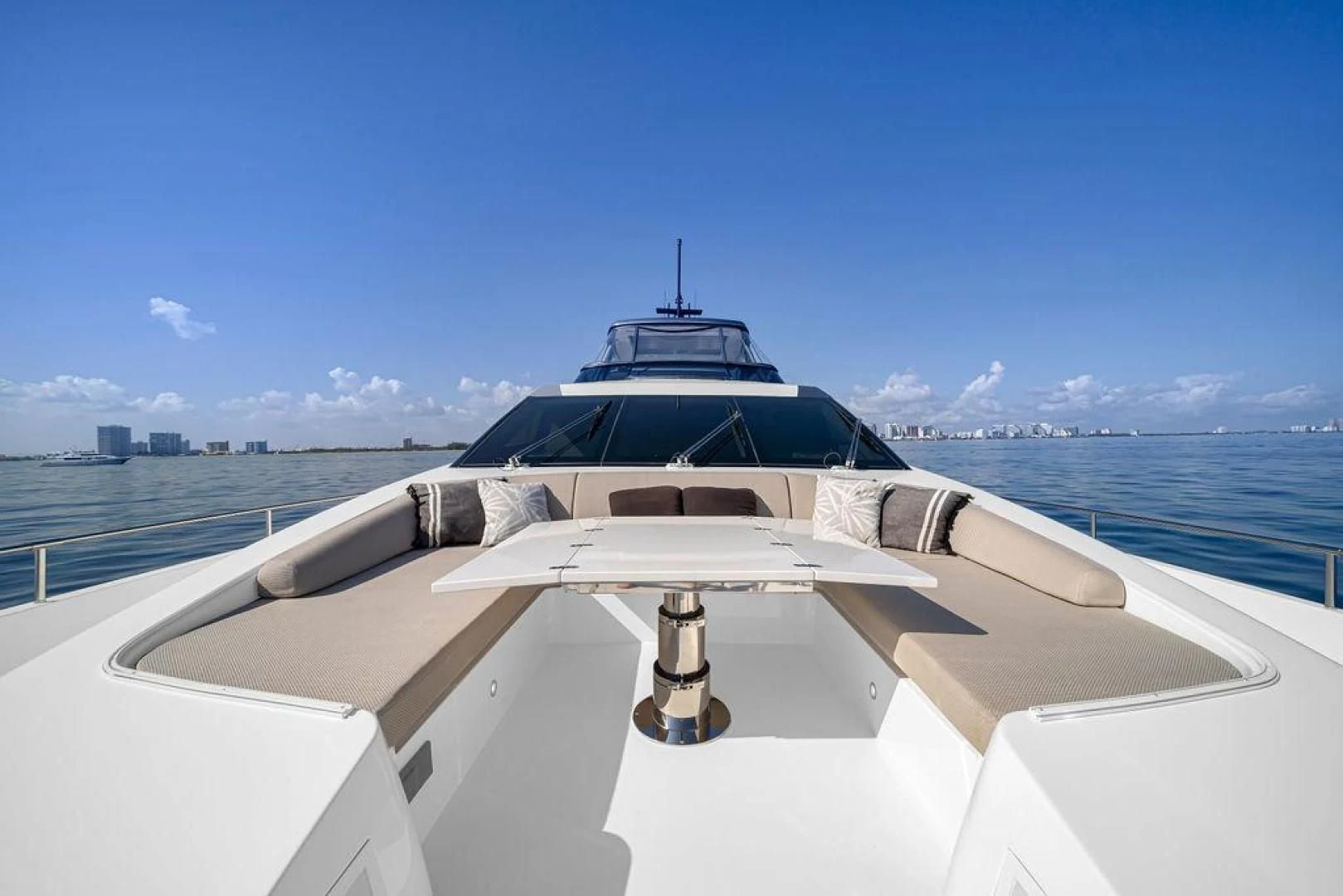 a boat on the water aboard JUJU Yacht for Sale