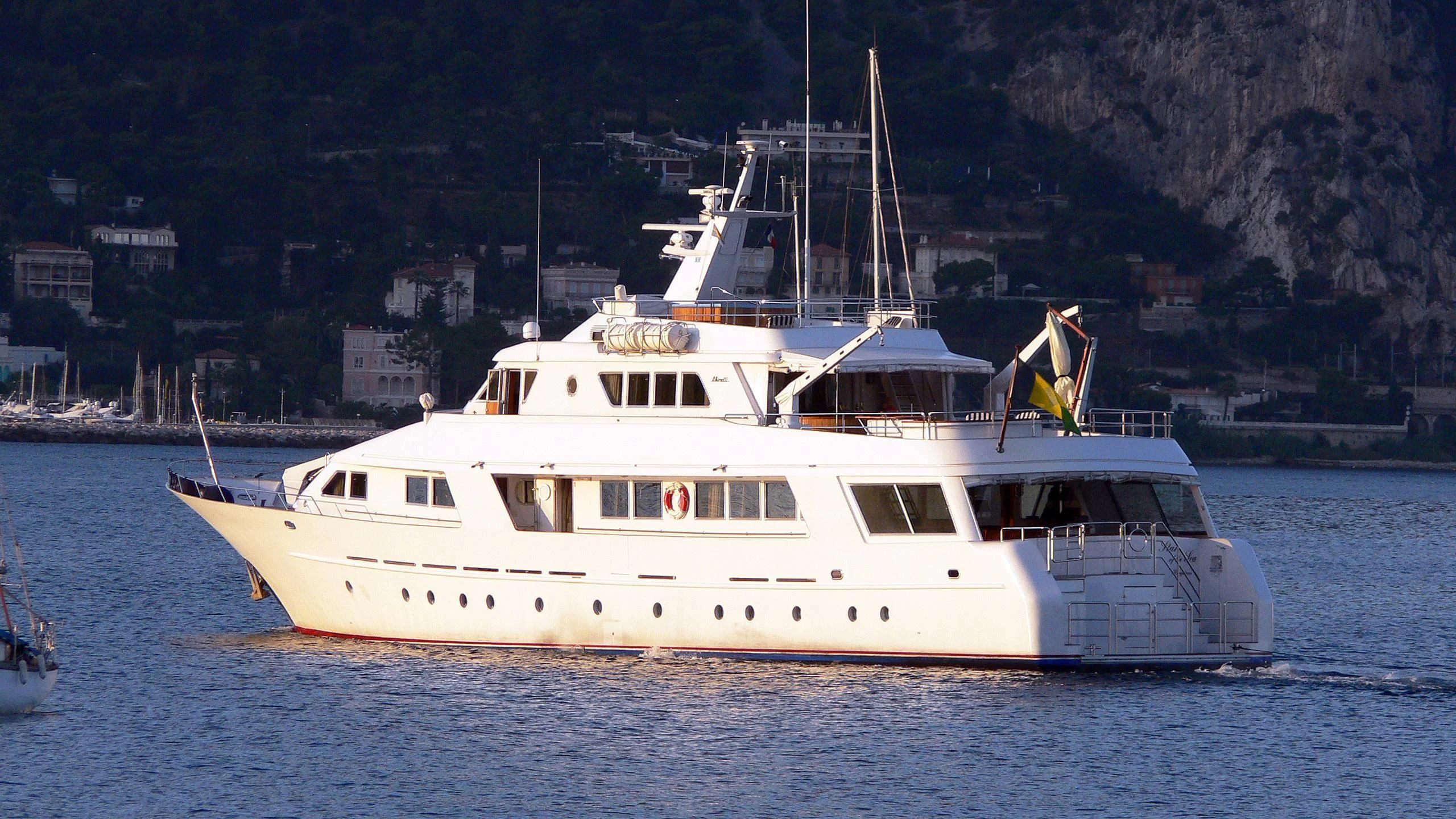 a boat on the water aboard STAR OF THE SEA Yacht for Sale