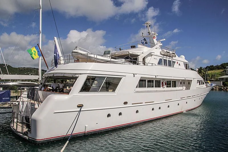 a boat on the water aboard STAR OF THE SEA Yacht for Sale