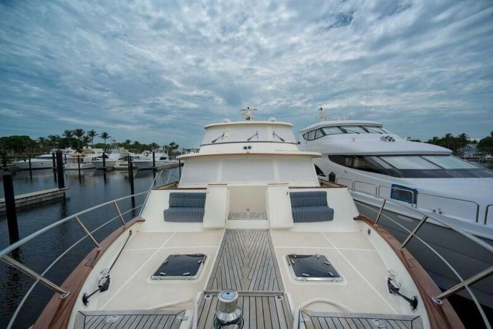 a group of boats docked aboard GRACIE Yacht for Sale