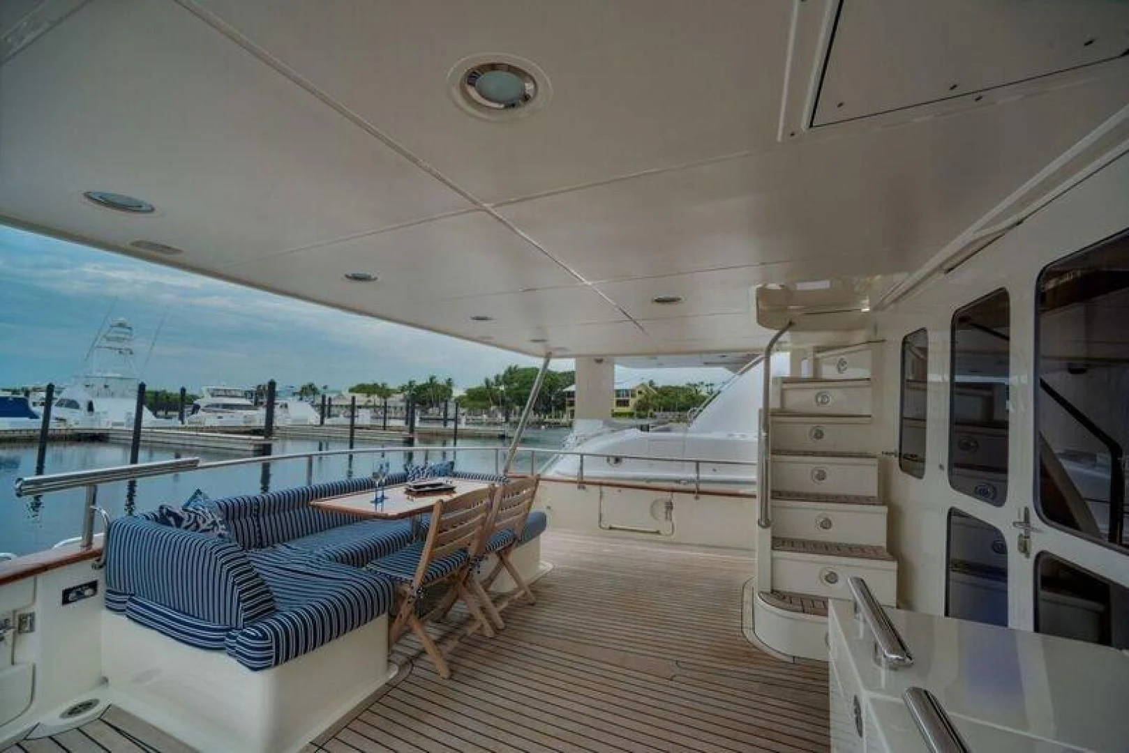 inside of a boat aboard GRACIE Yacht for Sale