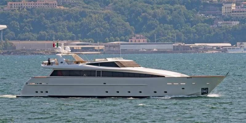 a boat on the water aboard ANNE MARIE Yacht for Sale