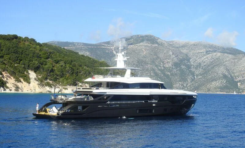 a boat on the water aboard NG Yacht for Sale