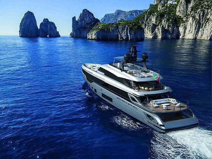 a boat sailing in the sea aboard NG Yacht for Sale