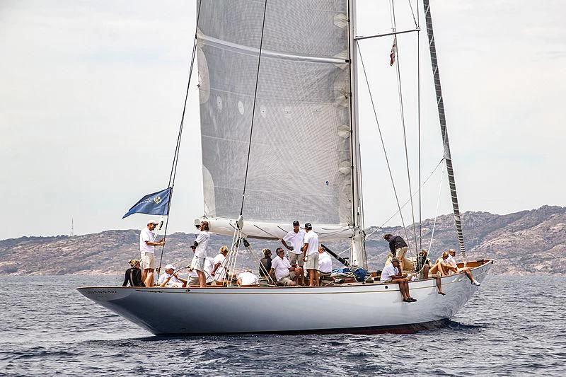 a group of people on a sailboat aboard SAVANNAH Yacht for Sale