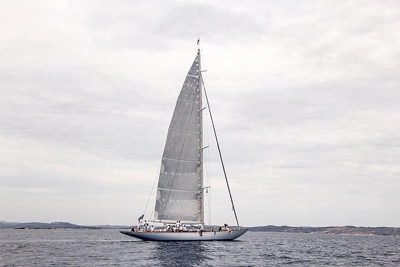 a sailboat on the water aboard SAVANNAH Yacht for Sale