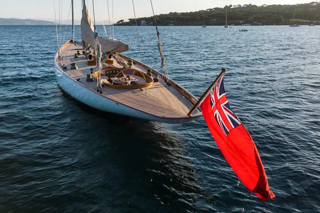 a sailboat on the water aboard SAVANNAH Yacht for Sale