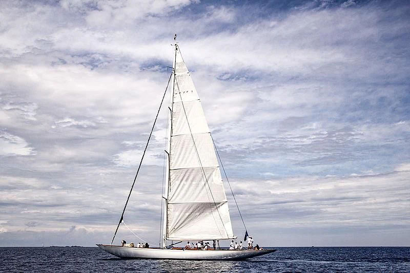 a sailboat in the water aboard SAVANNAH Yacht for Sale