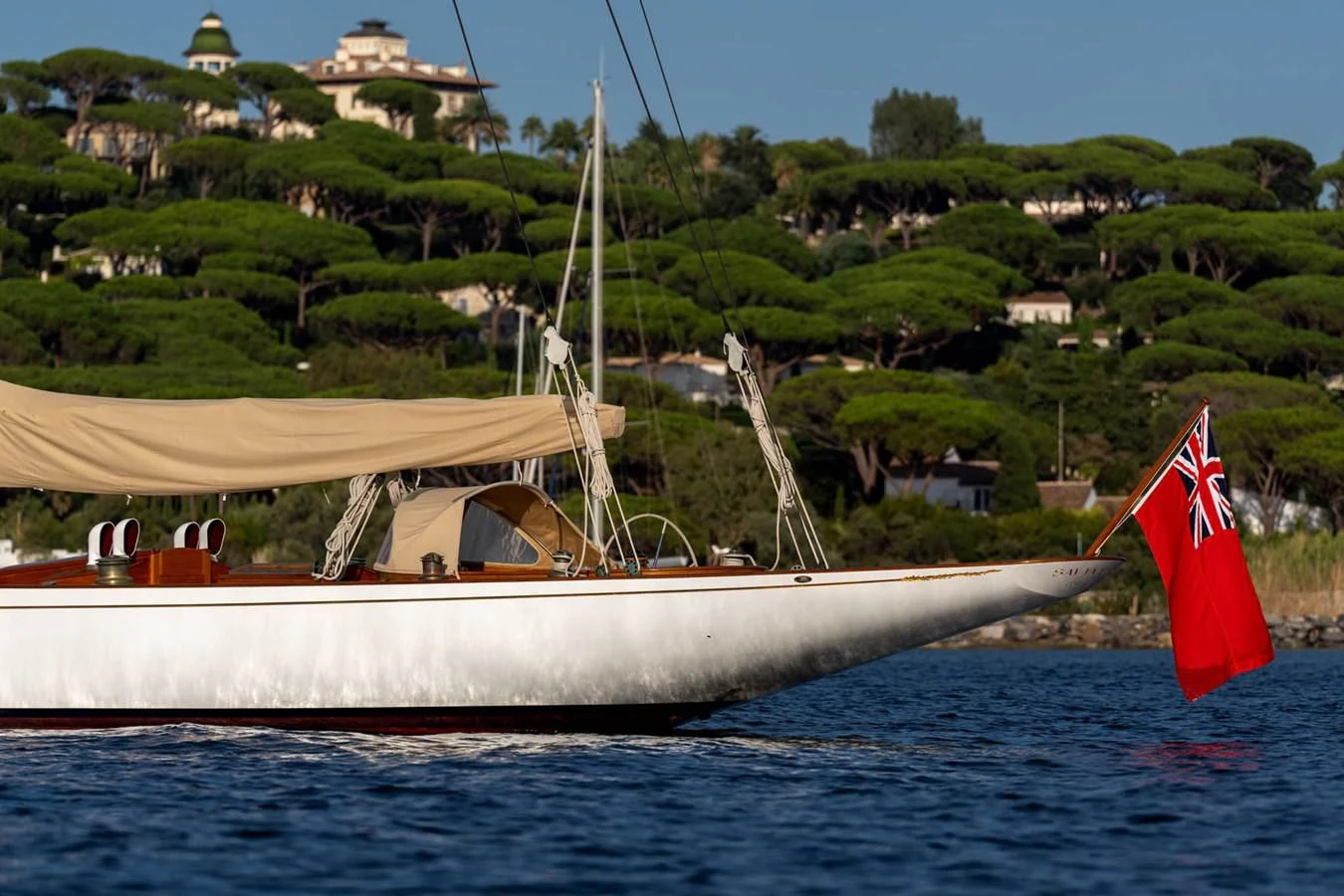a sailboat on the water aboard SAVANNAH Yacht for Sale