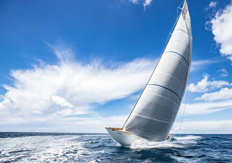 a sailboat on the water aboard SAVANNAH Yacht for Sale