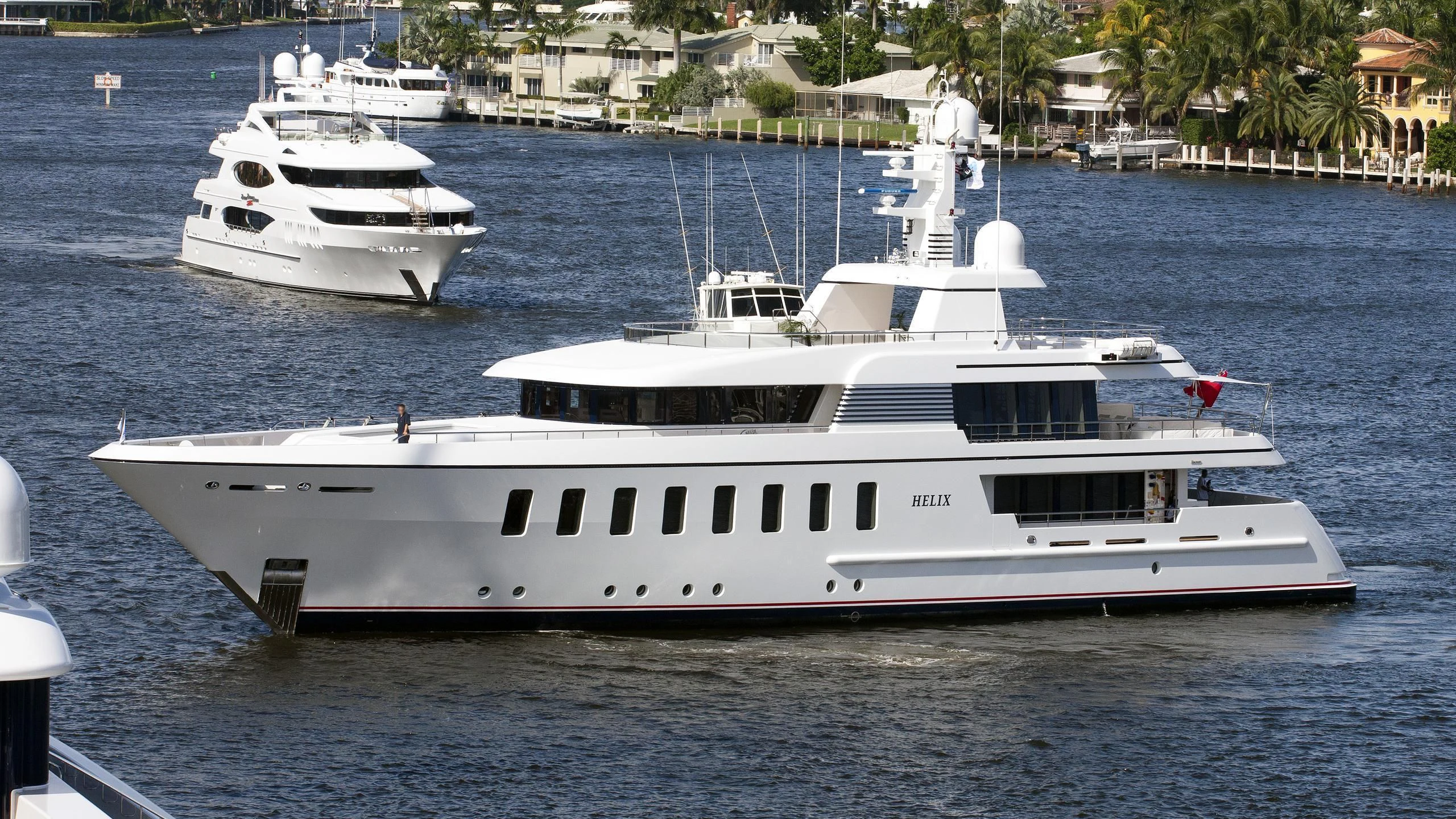 a group of boats in the water aboard MEGAN Yacht for Sale