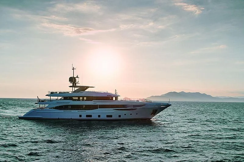 a boat in the water aboard ANURAG Yacht for Sale
