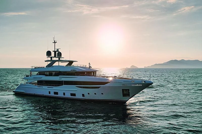 a boat in the water aboard ANURAG Yacht for Sale